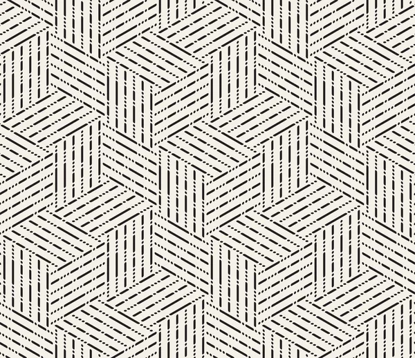 ベクターのシームレスなパターン。モダンなスタイリッシュな抽象的なテクスチャです。私ストライプ要素からタイル幾何学的な繰り返し — ストックベクタ