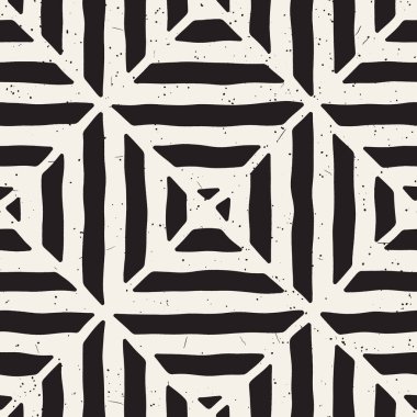 Elle çizilmiş sorunsuz yinelenen desen fayans hatları ile. Grungy freehand arka plan dokusu.