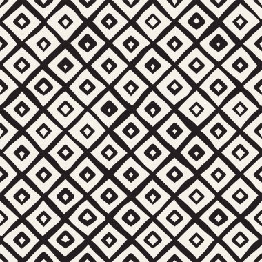 Sorunsuz soyut çizilmiş desen ver. Vektör Serbest çizgiler arka plan doku. Mürekkep fırça darbeleri geometrik tasarım.