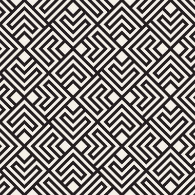 Vektör Dikişsiz örgü desen. Tek renkli kafes ile modern şık doku. Geometrik kılavuz yinelenen. Basit tasarım arka plan.