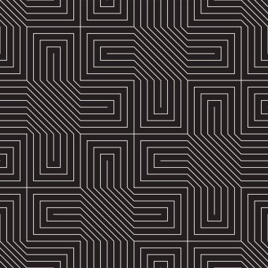 Vektör kusursuz desen. Modern stil soyut doku. Tekrarlanan geometrik fayanslar