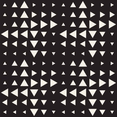 Şık noktalı resim doku. Rasgele boyutu şekillerle sonsuz arka plan. Vektör seamless modeli.