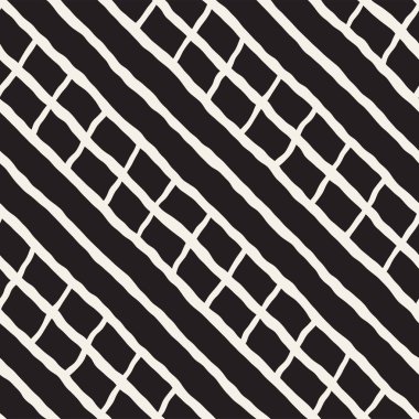 Elle çizilmiş çizgiler seamless grungy modeli. Soyut geometrik yinelenen kiremit doku