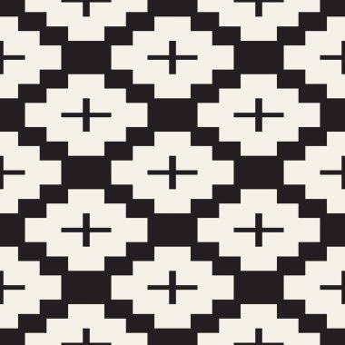 Kusursuz yüzey geometrik tasarımı. Tekrarlanan fayans süsleme arka planı. Vektör şekilleri deseni