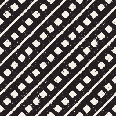 Elle çizilmiş çizgiler seamless grungy modeli. Soyut geometrik yinelenen kiremit doku