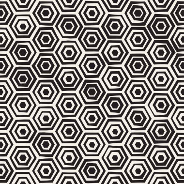 Sorunsuz soyut çizilmiş desen ver. Vektör Serbest çizgiler arka plan doku. Mürekkep fırça darbeleri geometrik tasarım.