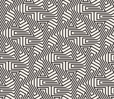 Vektör kusursuz desen. Modern stil soyut doku. Tekrarlanan geometrik fayanslar