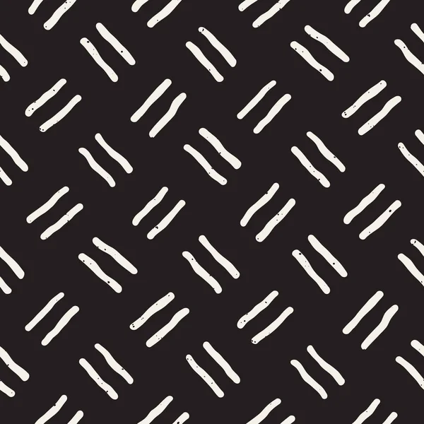 Lignes dessinées à la main motif grunge sans couture. Texture géométrique abstraite répétitive des carreaux — Image vectorielle