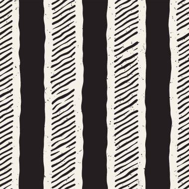 Basit mürekkep geometrik desen. Tek renkli siyah ve beyaz konturlar arka plan. Senin tasarı için çizilen mürekkep doku el