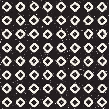 Elle çizilmiş stil etnik seamless modeli. Siyah ve beyaz soyut grungy geometrik arka plan.
