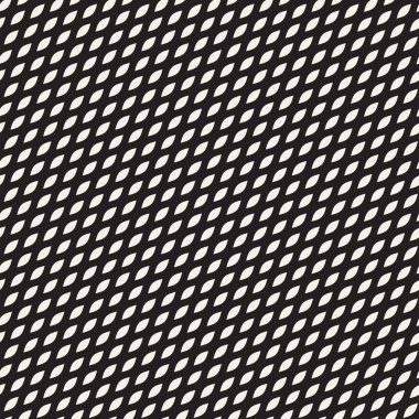 Dalgalı çizgiler desen vektör sorunsuz siyah ve beyaz el çekilmiş