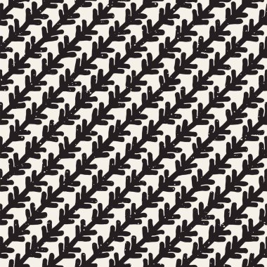 Elle çizilmiş çizgiler seamless grungy modeli. Siyah ve beyaz soyut geometrik Yinelenen doku.