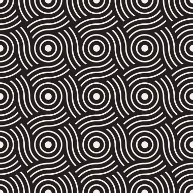 Vektör kusursuz desen. Modern stil soyut doku. Tekrarlanan geometrik fayanslar