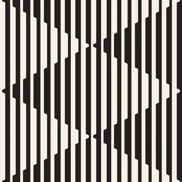 Patrón de cuadrícula de líneas de medio tono blanco y negro sin costura vectorial. Diseño de fondo geométrico abstracto . — Vector de stock
