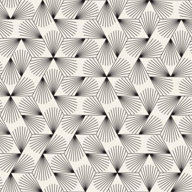 Vektör kusursuz desen. Modern stil soyut doku. Tekrarlanan geometrik fayanslar
