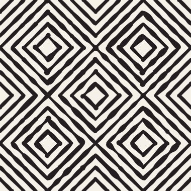 Elle çizilmiş çizgili seamless modeli darbeleri döşeme ile. Soyut serbest doku için yazdırma