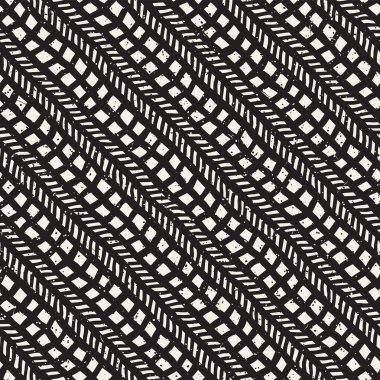 Basit mürekkep geometrik desen. Tek renkli siyah ve beyaz konturlar arka plan. Tasarımınız için çizilen mürekkep doku el