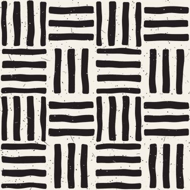 Elle çizilmiş sorunsuz yinelenen desen fayans hatları ile. Grungy freehand arka plan dokusu.