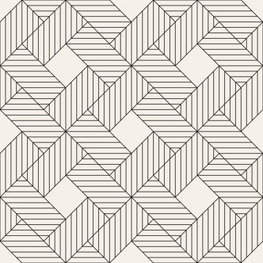 Vektör seamless modeli. Modern şık soyut doku. Geometrik yinelenen