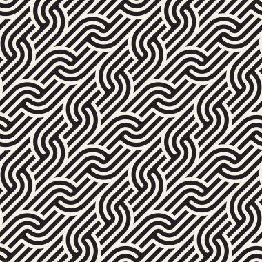 Vektör kusursuz desen. Modern stil soyut doku. Tekrarlanan geometrik fayanslar