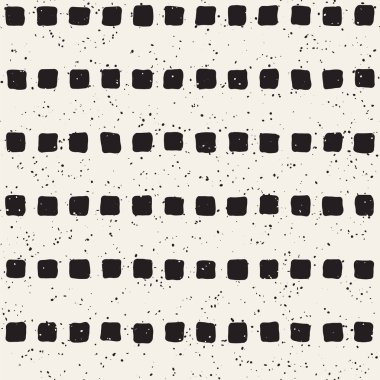 Elle çizilmiş stil etnik seamless modeli. Siyah ve beyaz soyut grungy geometrik arka plan.