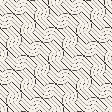 Vektör kusursuz desen. Modern stil soyut doku. Tekrarlanan geometrik fayanslar