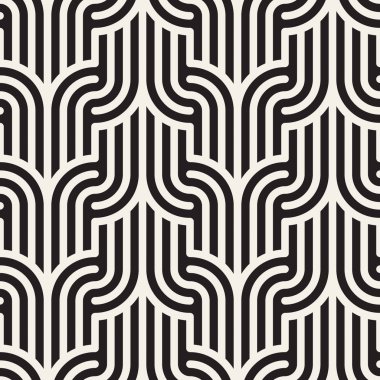 Vektör kusursuz desen. Modern stil soyut doku. Tekrarlanan geometrik fayanslar