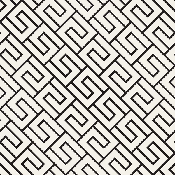Vector sömlös lattice mönster. Modern elegant textur med monokrom spaljé. Upprepande geometriska rutnät. Enkel design bakgrund. — Stock vektor