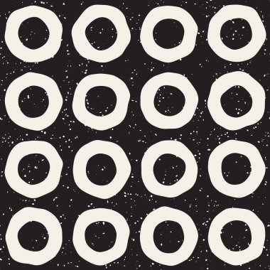 Elle çizilmiş stil etnik seamless modeli. Siyah ve beyaz soyut grungy geometrik arka plan.