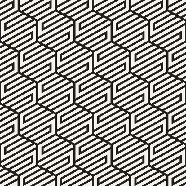 벡터 원활한 추상 모양 패턴입니다. 현대적인 세련 된 줄무늬 텍스처입니다. 기하학적 인 타일을 반복 — 스톡 벡터
