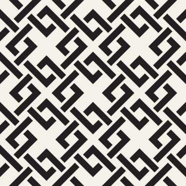 Vektör kesintisiz çizgiler desen. Arka plan kareler birbirinin içine girme ile. Tek renkli geometrik kafes doku. Dekoratif kılavuz.