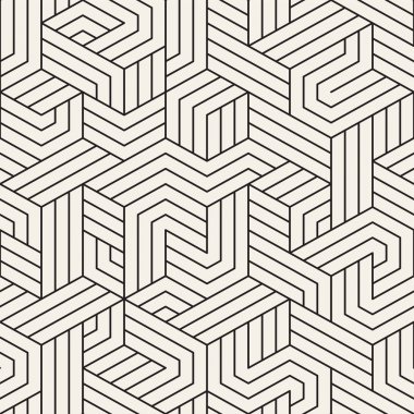 Vektör seamless modeli. Modern şık soyut doku. Geometrik yinelenen