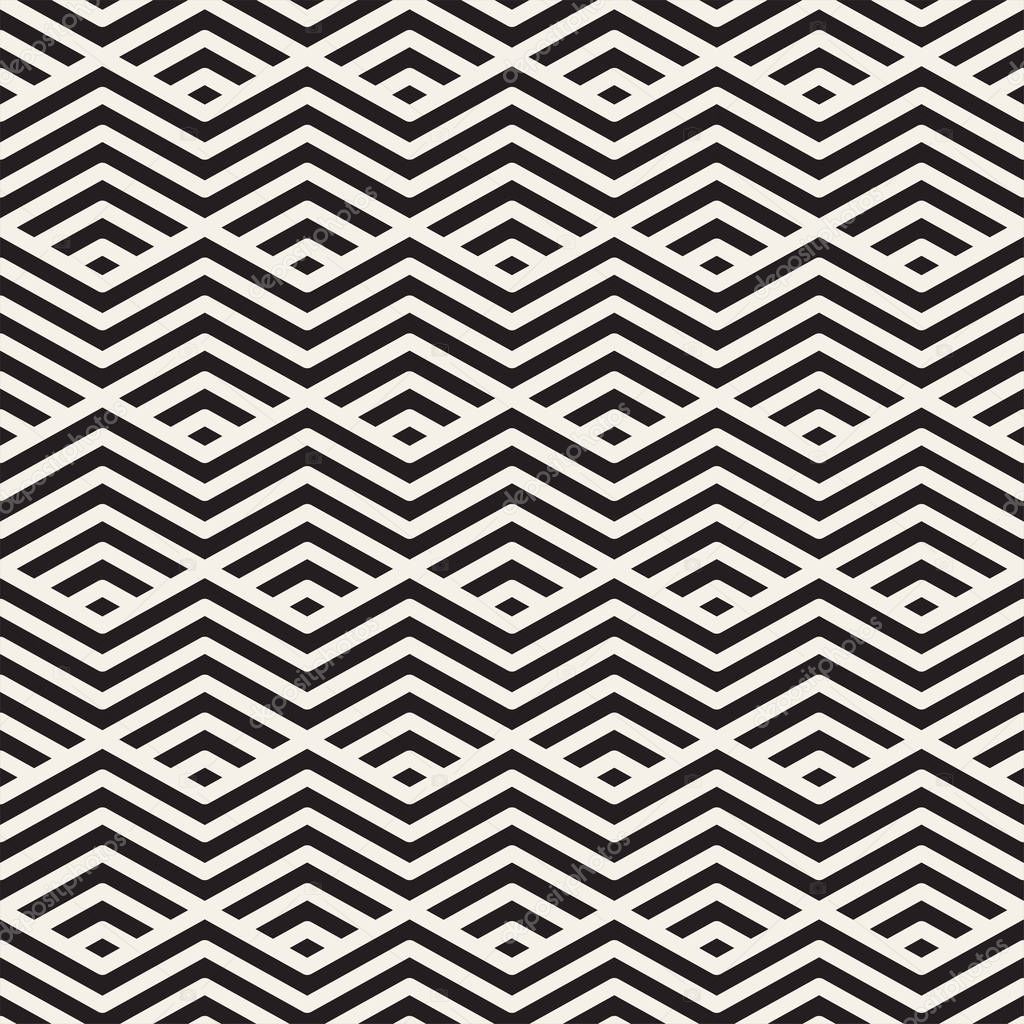 Vector seamless pattern. Modern stylish abstract texture. Repeating geometric