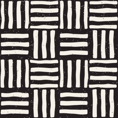 Elle çizilmiş sorunsuz yinelenen desen fayans hatları ile. Grungy freehand arka plan dokusu.