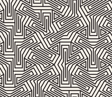 Vektör kusursuz desen. Modern stil soyut doku. Tekrarlanan geometrik fayanslar