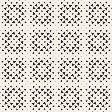 Şık noktalı resim doku. Rasgele boyutu şekillerle sonsuz arka plan. Vektör sorunsuz mozaik desen.