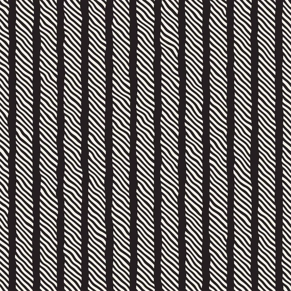 Ručně kreslených čar bezešvé vzor. Abstraktní geometrické dlaždicovým pozadím. Od ruky černá a bílá textura. — Stockový vektor