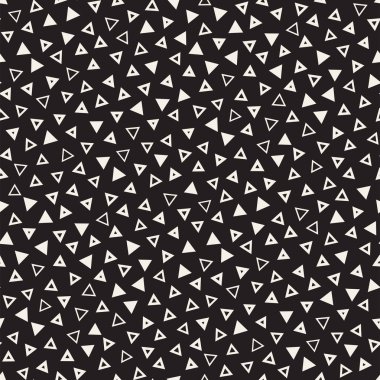 Sorunsuz ilkel karmakarışık minimalizm desenleri. Geometrik şekiller rastgele dağılmış. Arka plan tasarım