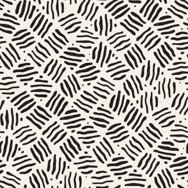 Serbest Seamless modeli. Vektör soyut kaba hatları arka plan. Elle çizilmiş vuruş.
