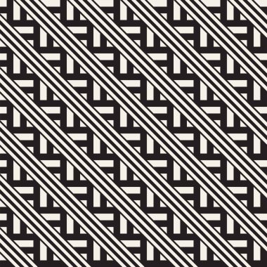 Eğimli çizgiler Modern doku yinelenen. Basit normal arka plan. Geometrik Seamless Modeli.