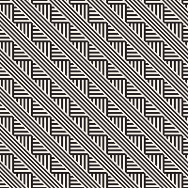 Eğimli çizgiler Modern doku yinelenen. Basit normal arka plan. Geometrik Seamless Modeli.