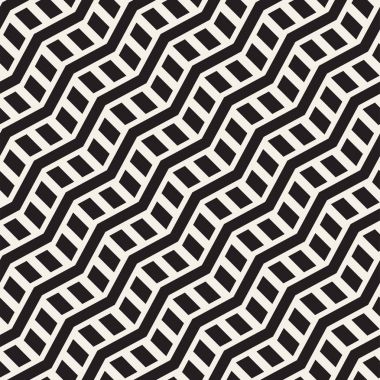 Vektör sorunsuz zikzak çizgi deseni. Şık geometrik arka plan. Yinelenen kafes arka plan