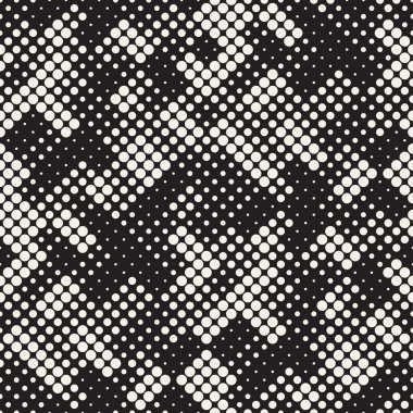 Modern şık noktalı resim doku. Daireler ile sonsuz arka plan. Vektör Dikişsiz mozaik desen.