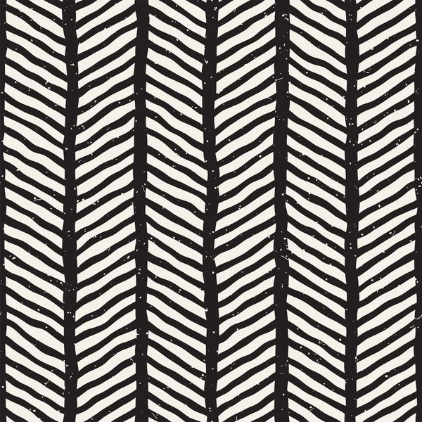 Elle çizilmiş seamless modeli. Soyut geometrik döşeme arka plan siyah ve beyaz. Vektör şık doodle hat kafes
