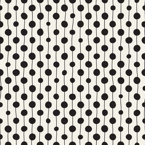 El çekilmiş siyah beyaz mürekkep soyut seamless modeli. Vektör şık grunge doku. Tek renkli şekiller boya fırça satırları dağınık