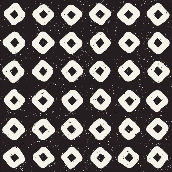 El ile Seamless Modeli hatları çizilmiş. Arka plan serbest fırça darbeleriyle. Siyah ve beyaz doku. Kağıt ambalaj için süsleme.