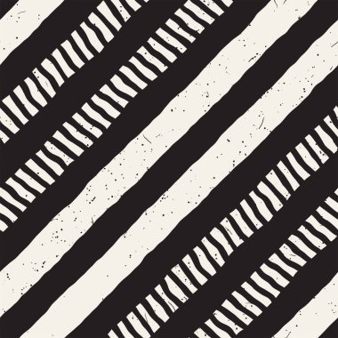 Elle çizilmiş stil seamless modeli. Soyut geometrik döşeme arka plan siyah ve beyaz. Vektör doodle hat kafes
