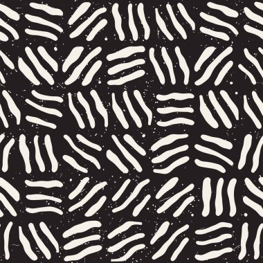 Serbest Seamless modeli. Vektör soyut kaba hatları arka plan. Elle çizilmiş vuruş.