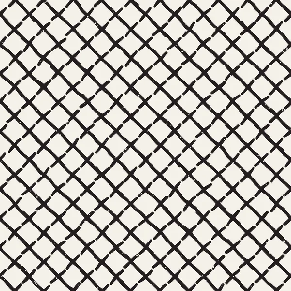 El ile Seamless Modeli hatları çizilmiş. Arka plan serbest fırça darbeleriyle. Siyah ve beyaz doku. Kağıt ambalaj için süsleme.