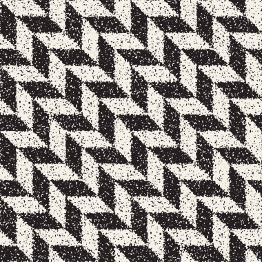 Gürültülü soyut geometrik şekiller arka plan dokulu. Vektör Dikişsiz vintage desen.